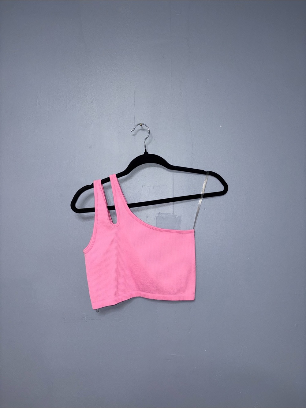 Aerie | Pink Ribbed Cropped TankTop | Size Medium